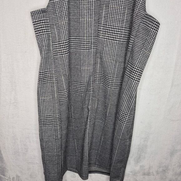 Jack By BB Dakota Black and White Checkered Dress Size Large - Picture 11 of 12
